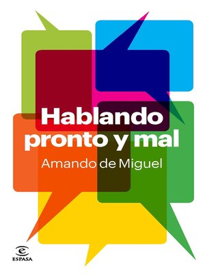 cover image of Hablando pronto y mal
